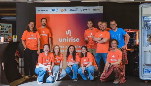 L'équipe communication et marketing d'unirise L'équipe communication et marketing d'unirise